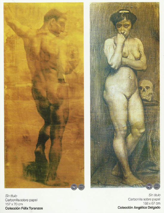 DESNUDO - OBRAS EN CARBONILLA DE MODESTO DELGADO RODAS